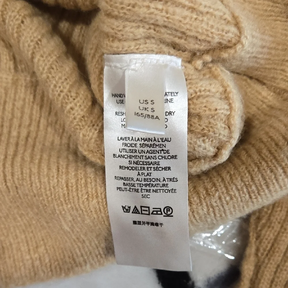 Free People Mimosa ribbed knit cropped cardigan sweater in taupe Size Small